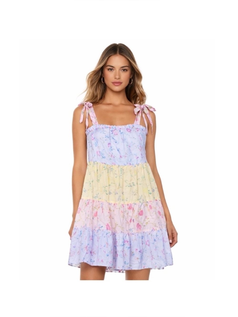 Loveshack Fancy x Target Floral Bow Mini Dress
